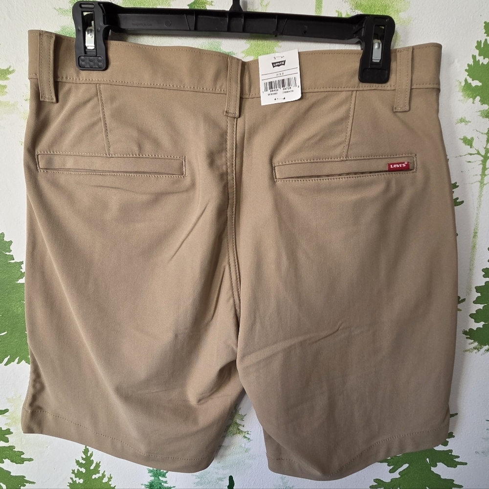 Levi's Men's Tan Cooling Tech Shorts With Upf 50+ Protection. - Picture 2 of 13
